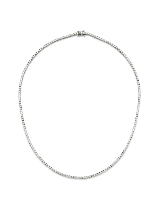 Classic Diamond Tennis Necklace